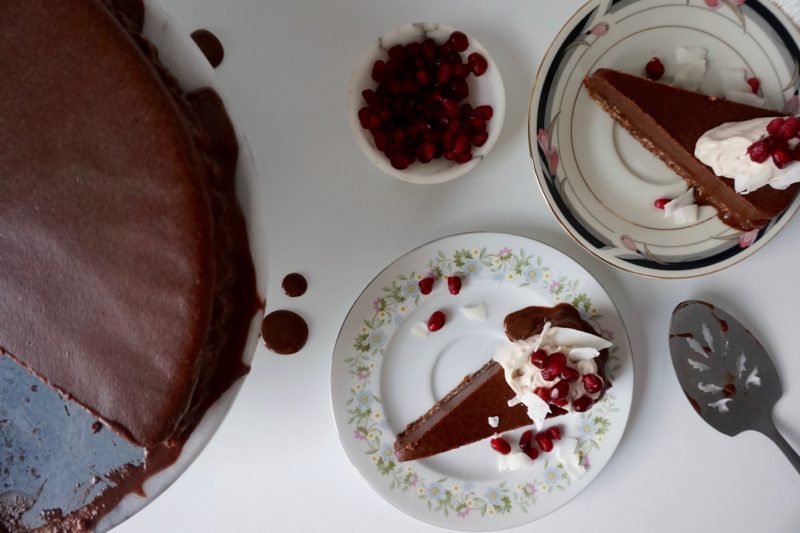 coconut chocolate tart