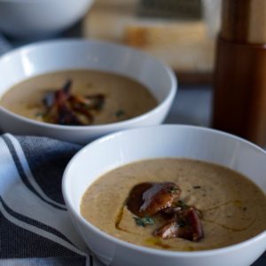 roasted cauliflower soup