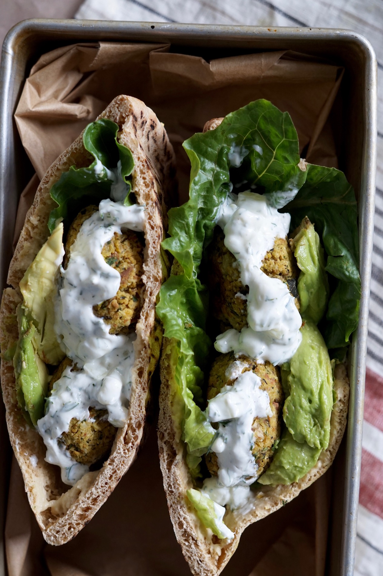 herbed falafel