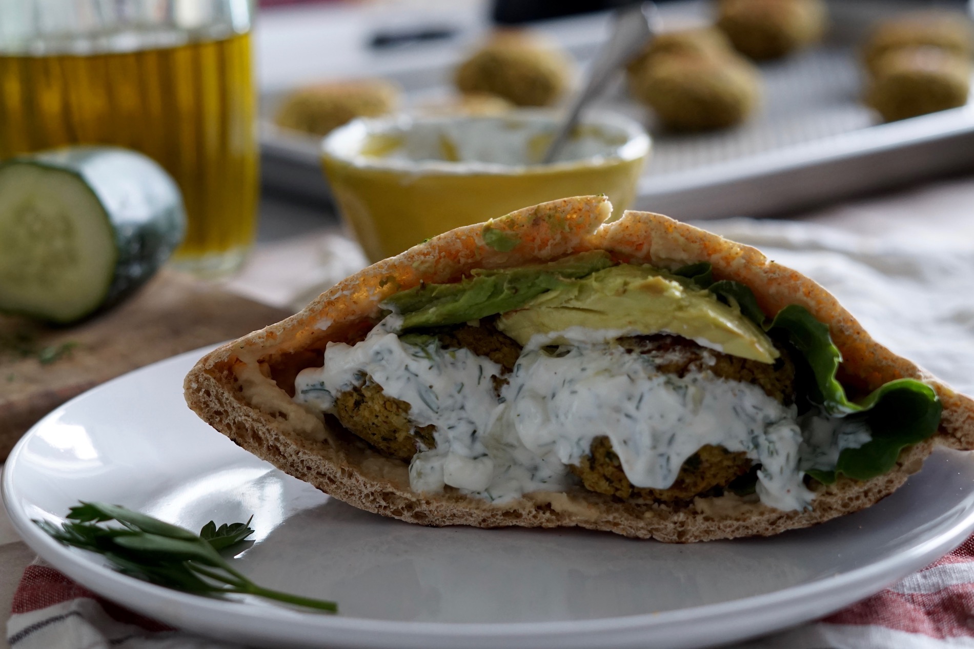 herbed falafel