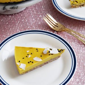 Turmeric Vegan Cheesecake