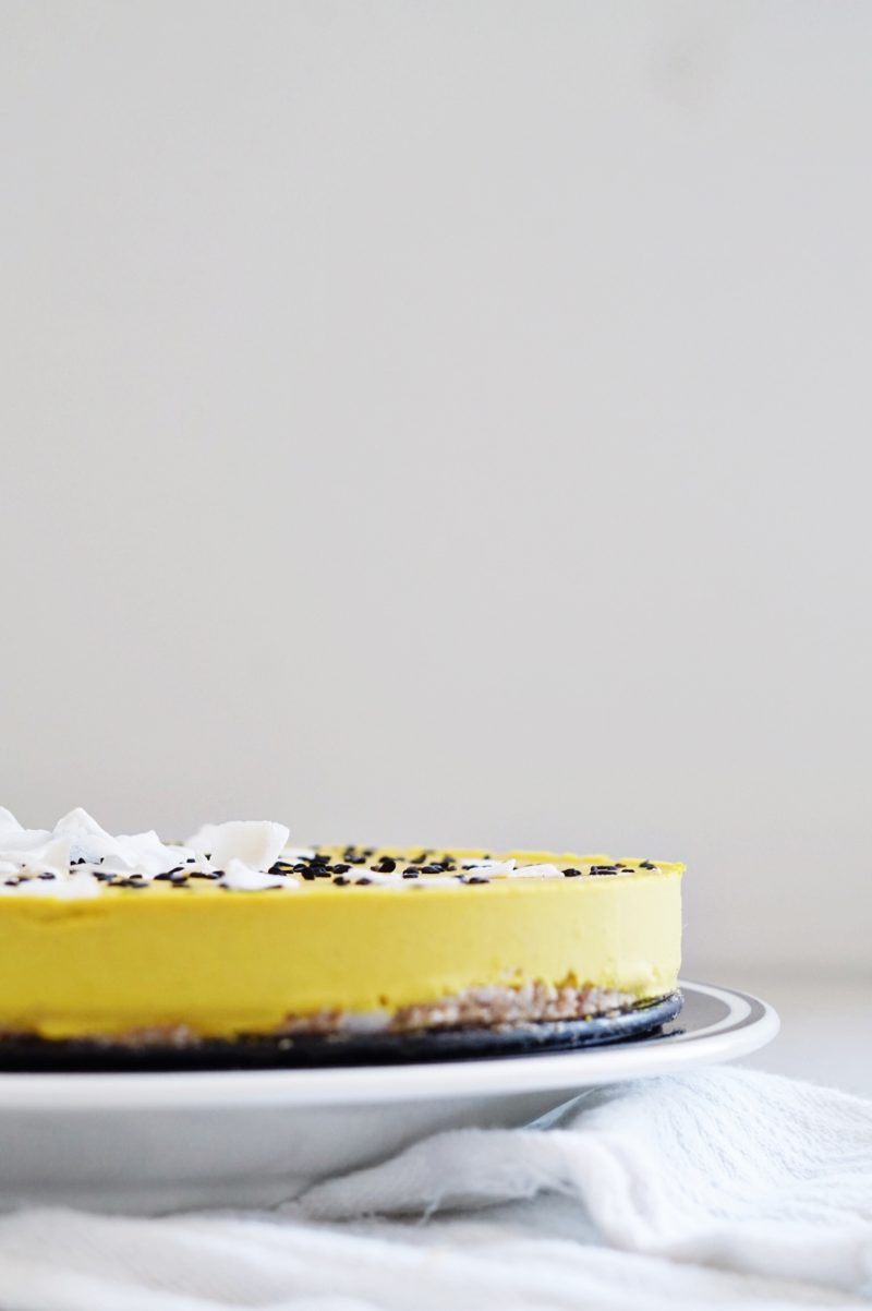 Turmeric Vegan Cheesecake