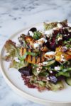 grilled peach summer salad