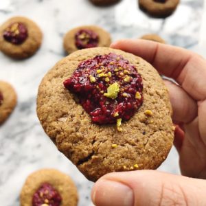 Almond Butter and Jelly Cookies