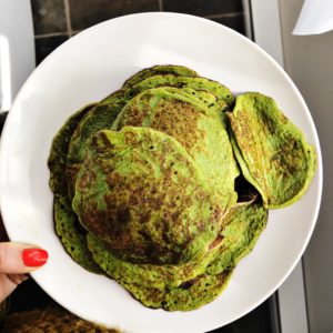 Spinach Banana Pancakes