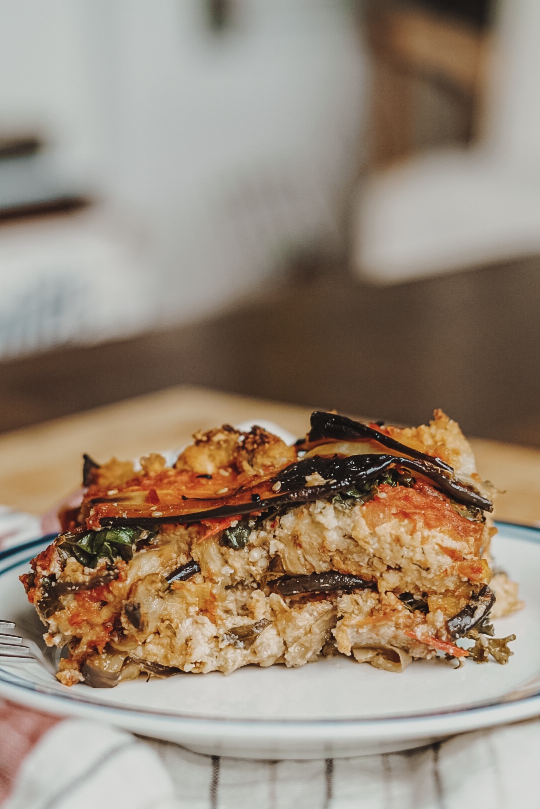 vegan and gluten free eggplant lasagna