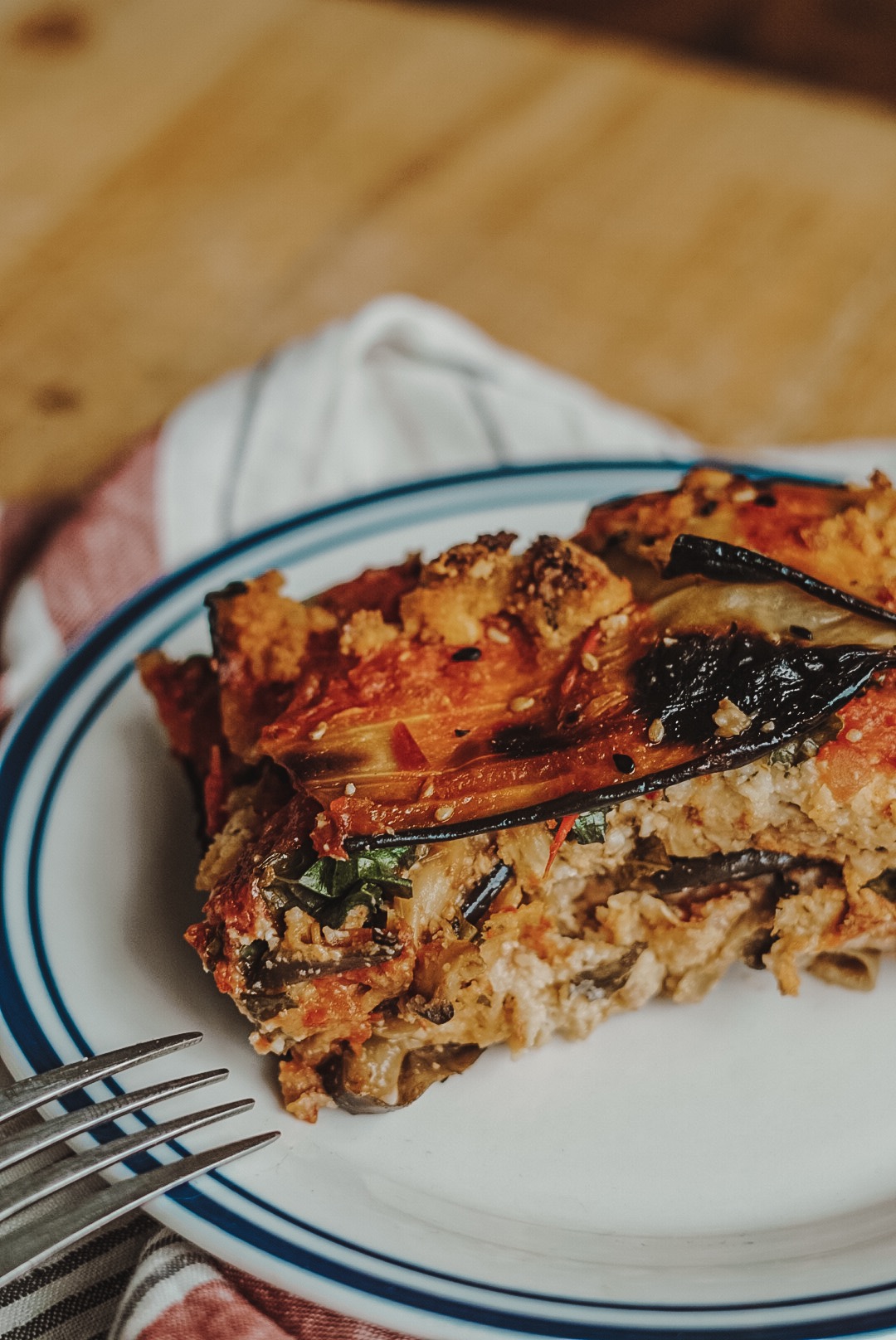 vegan and gluten free eggplant lasagna