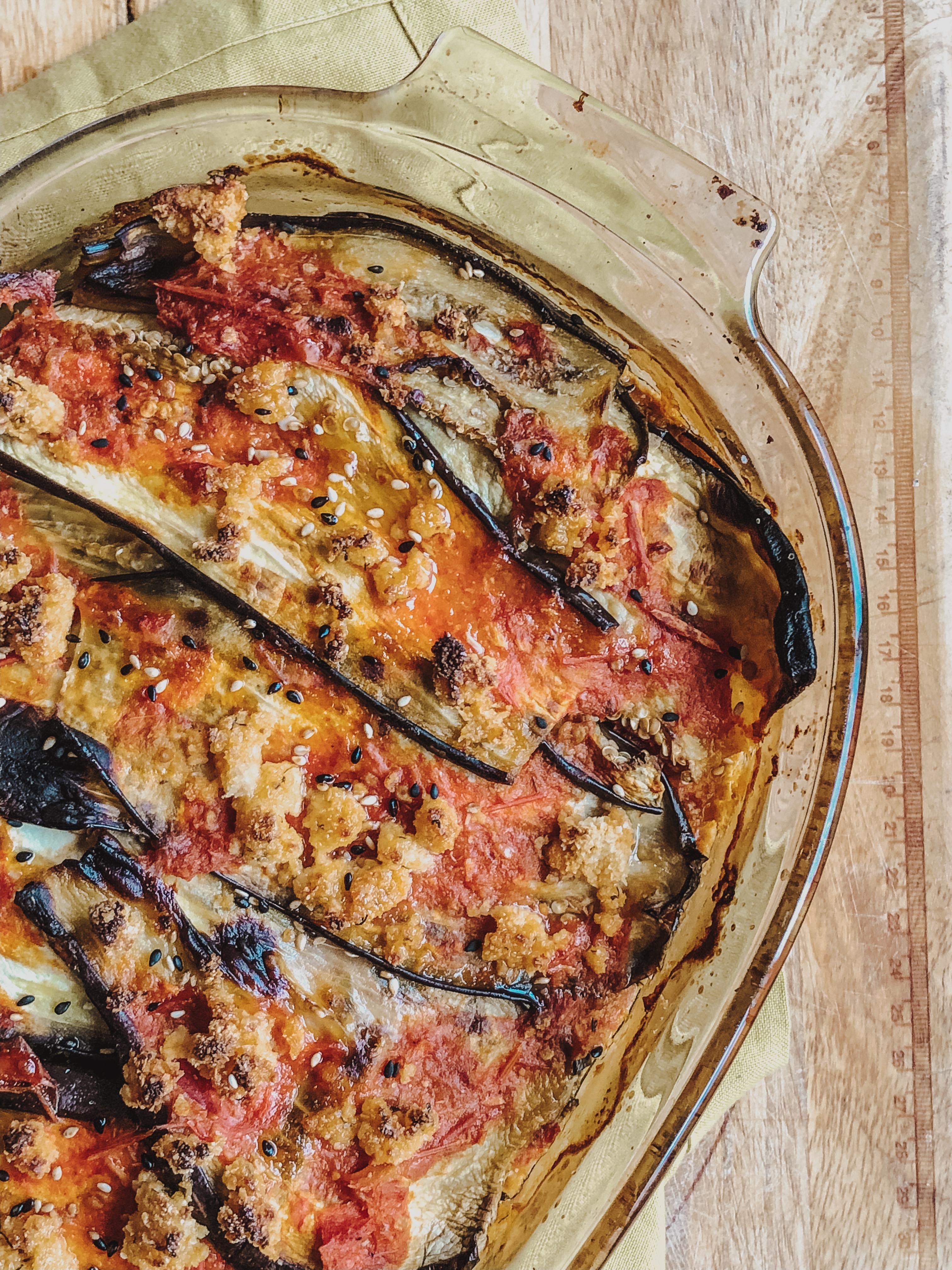 vegan and gluten free eggplant lasagna