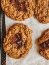 salted gluten free chocolate oatmeal cookies