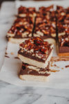 GLUTEN FREE VEGAN CHOCOLATE PECAN PIE BARS