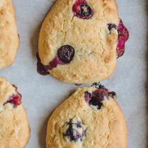 gluten free blueberry scones