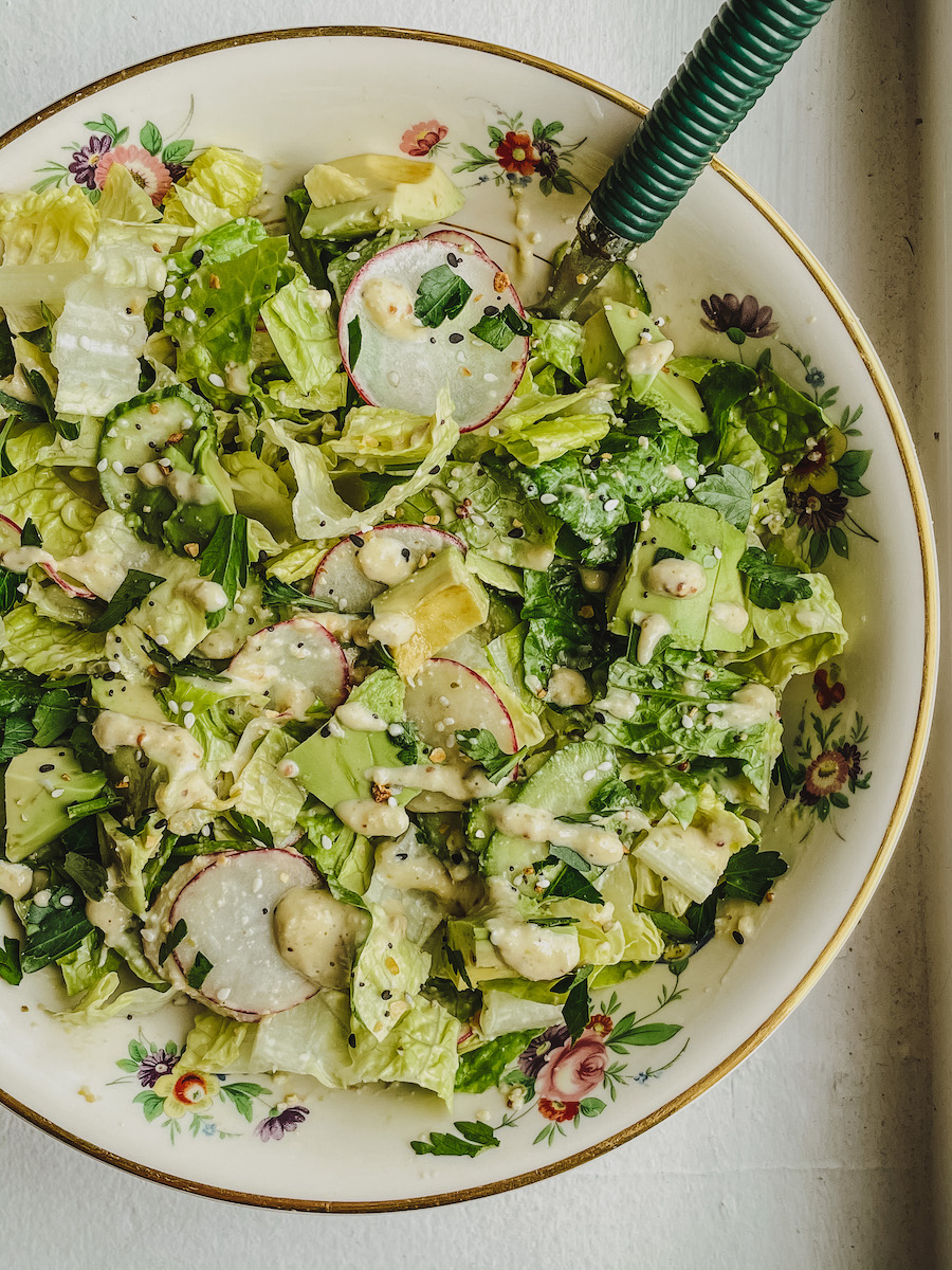 simple vegan caesar salad dressing