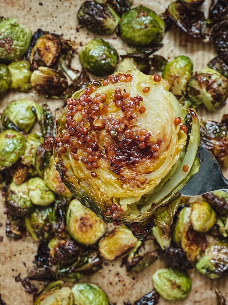 Maple Dijon Brussel Sprouts