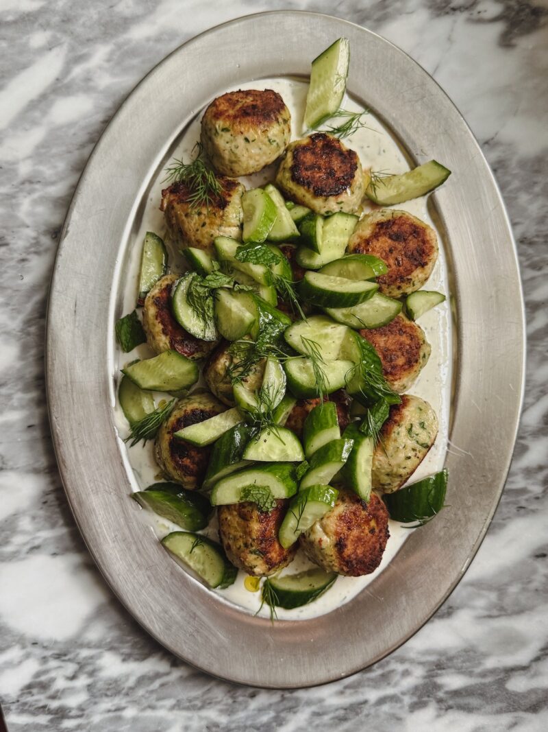 Green Goddess Chicken Meatballs