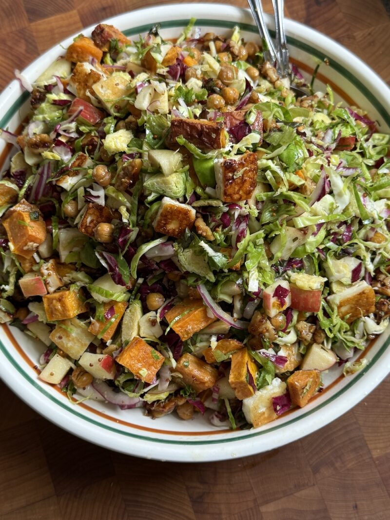 Shaved Brussel Sprout Salad