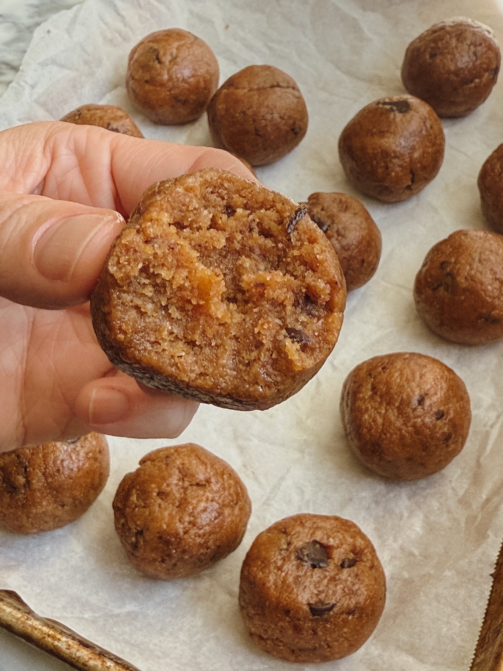 Pumpkin Cookie Dough Bites